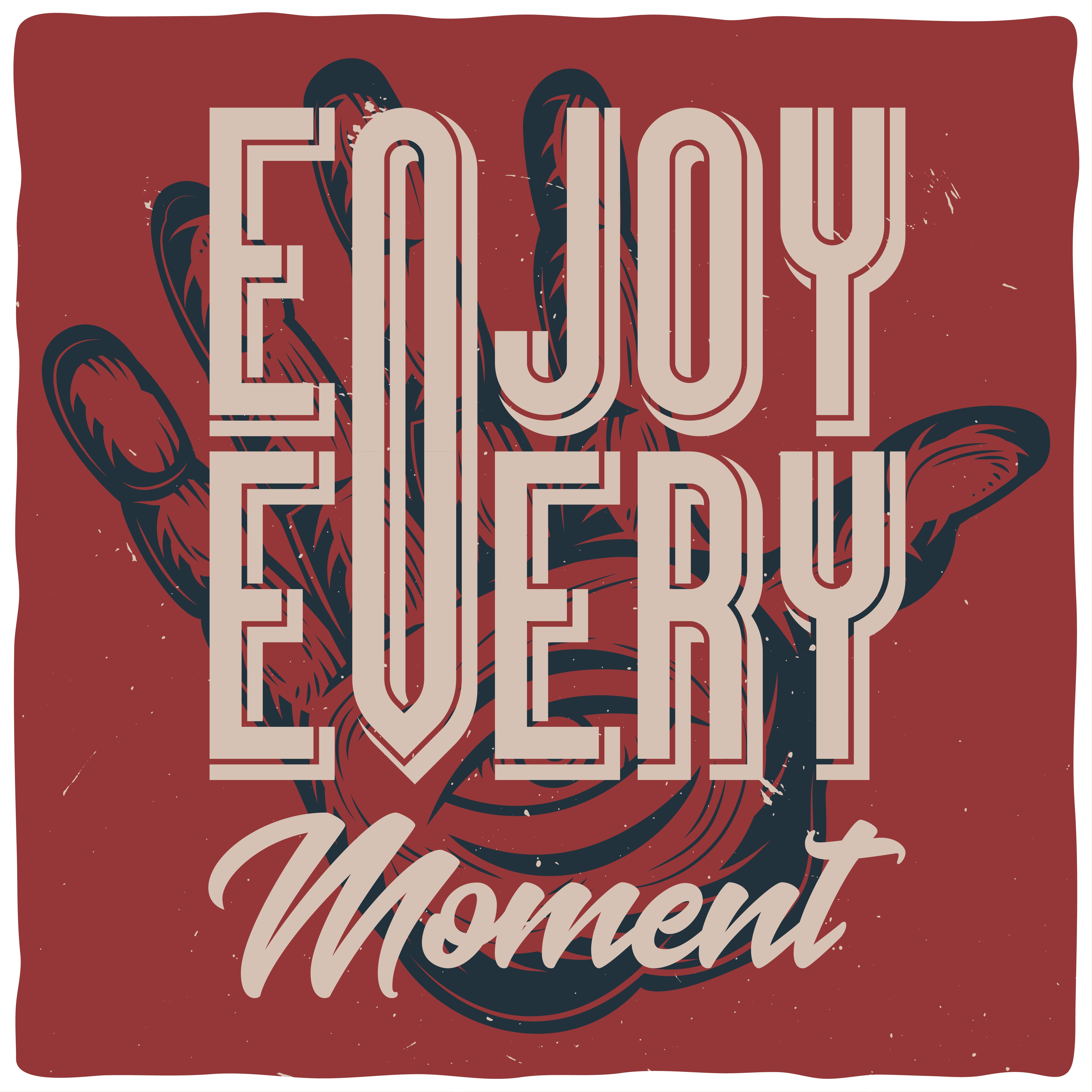 ENJOY EVERY MOMENT – PREMIUM UNISEX GRAPHIC TEE - ThreadStyle