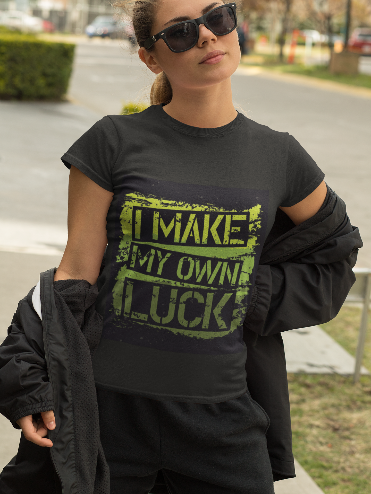 I Make My Own Luck – Unisex Graphic Tee - ThreadStyle