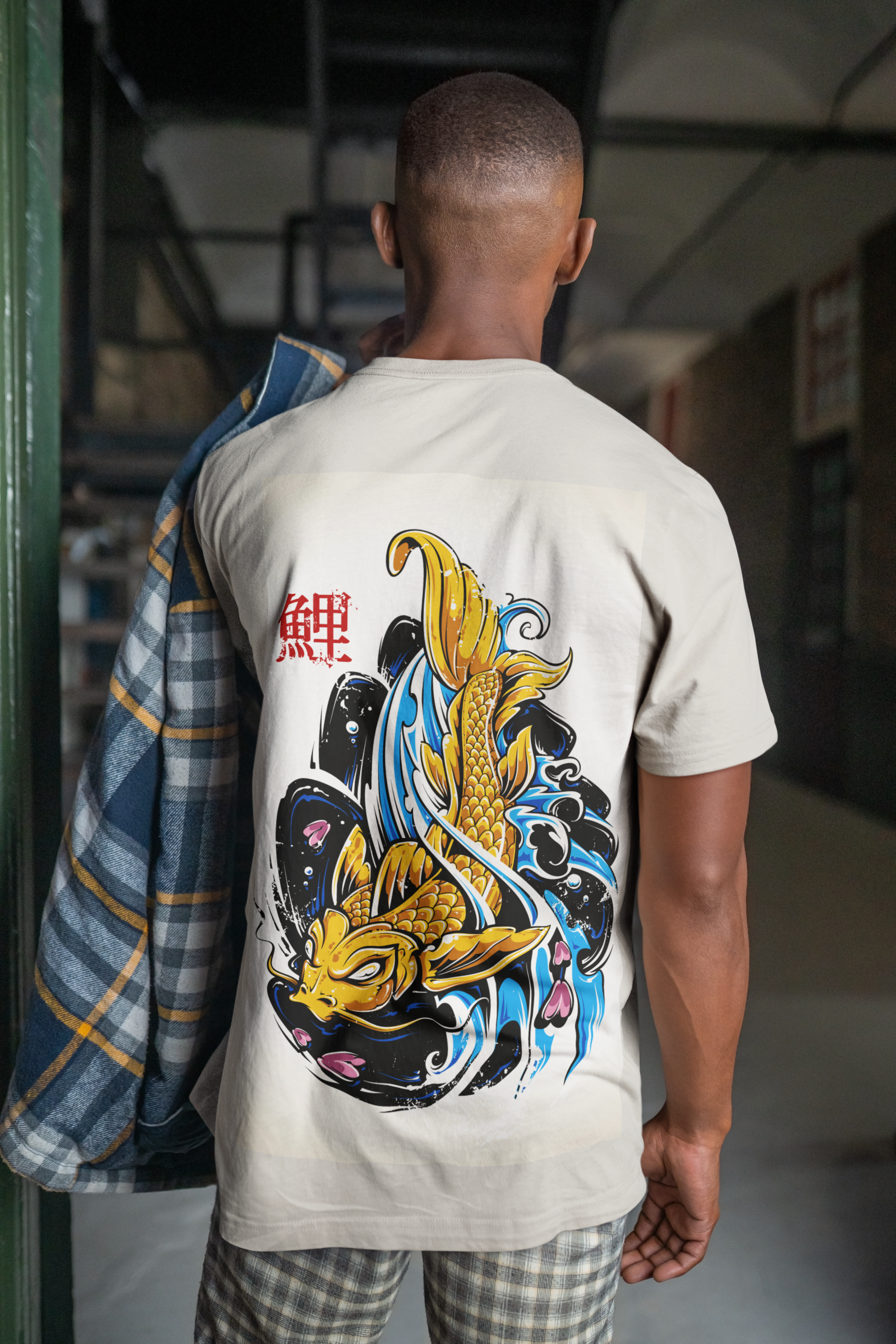 🐉KOI DRAGON WAVE Oversized T-Shirt - ThreadStyle