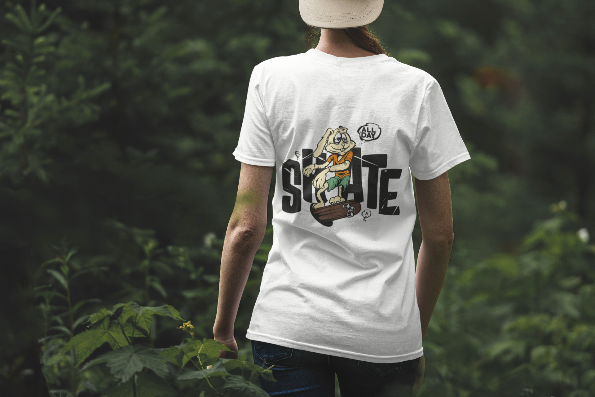 🛹 “SKATE ALL DAY BUNNY” - ThreadStyle