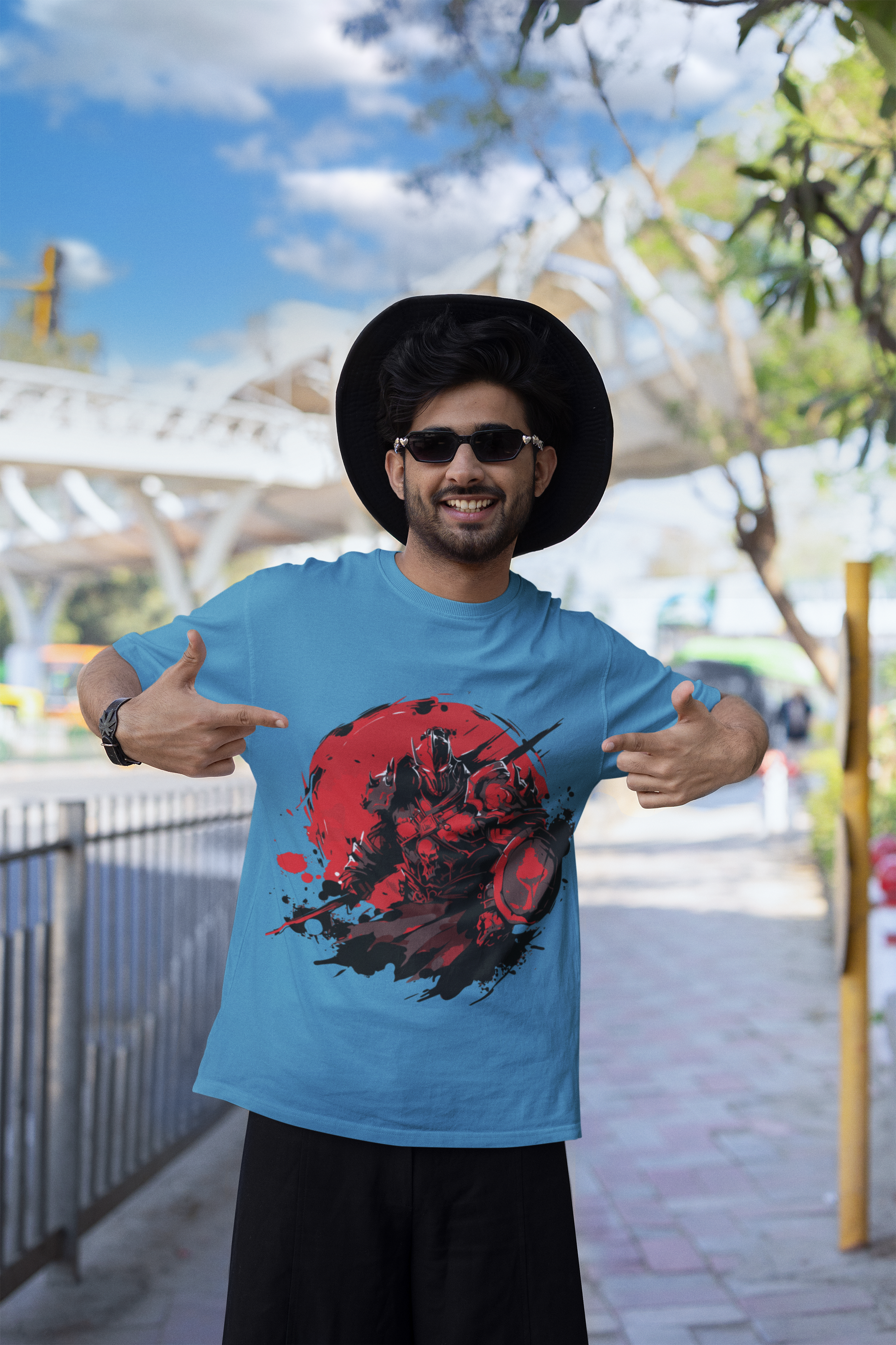 🗡️ BUSHIDO SOUL – Oversized Samurai Graphic T-Shirt - ThreadStyle