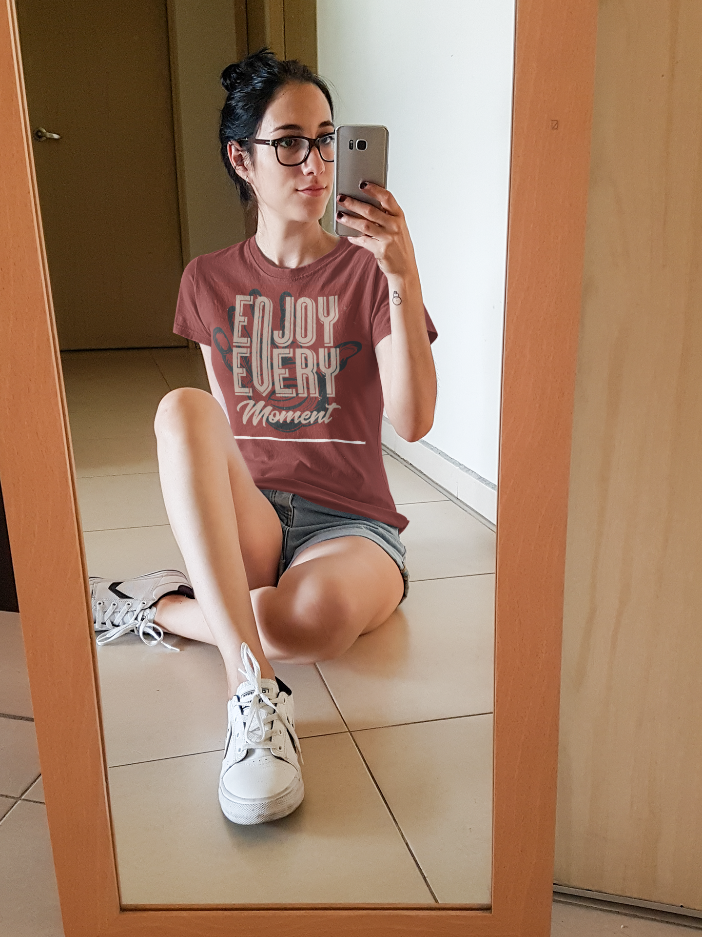 ENJOY EVERY MOMENT – PREMIUM UNISEX GRAPHIC TEE - ThreadStyle