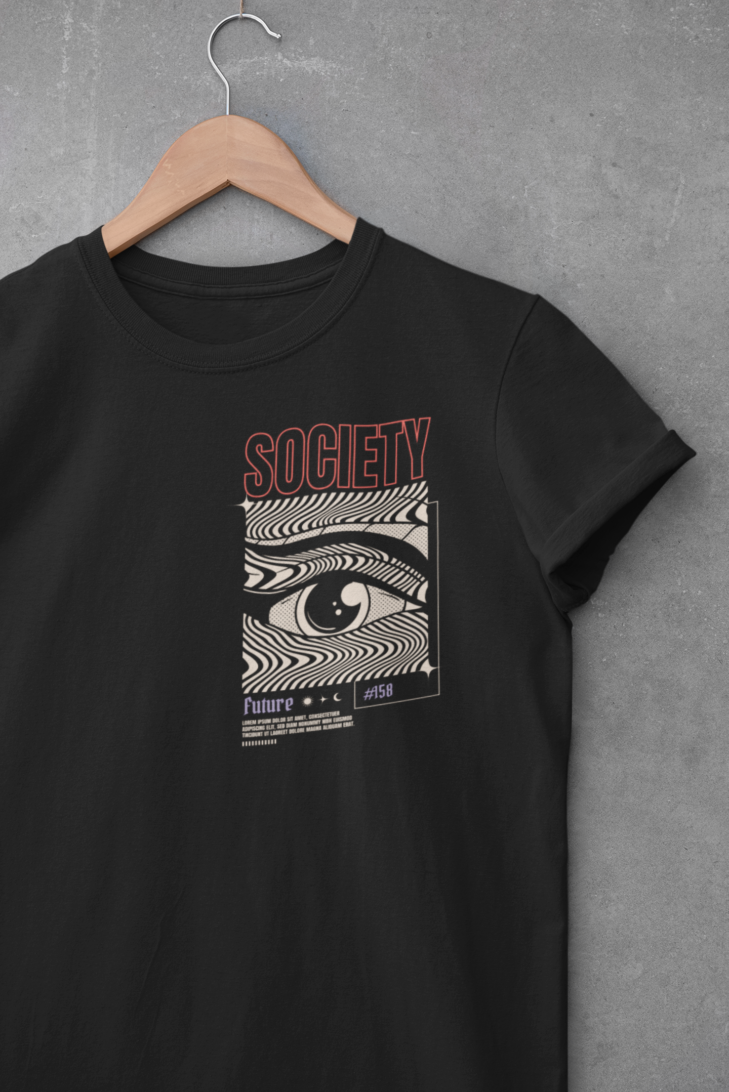 Shades of Darkness – Graphic Oversized Tee - ThreadStyle