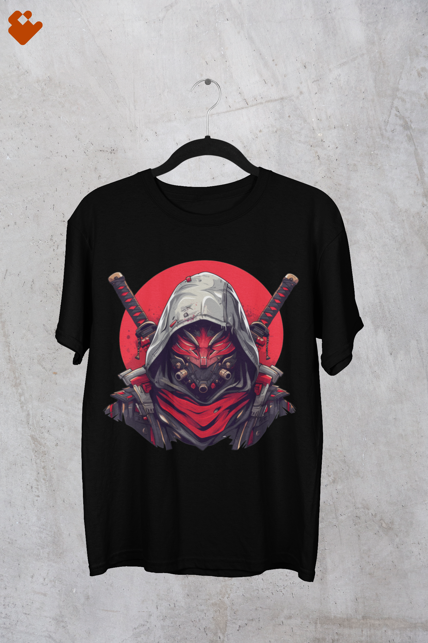 ⚔️ SHADOW RONIN – Oversized Samurai Graphic T-Shirt - ThreadStyle