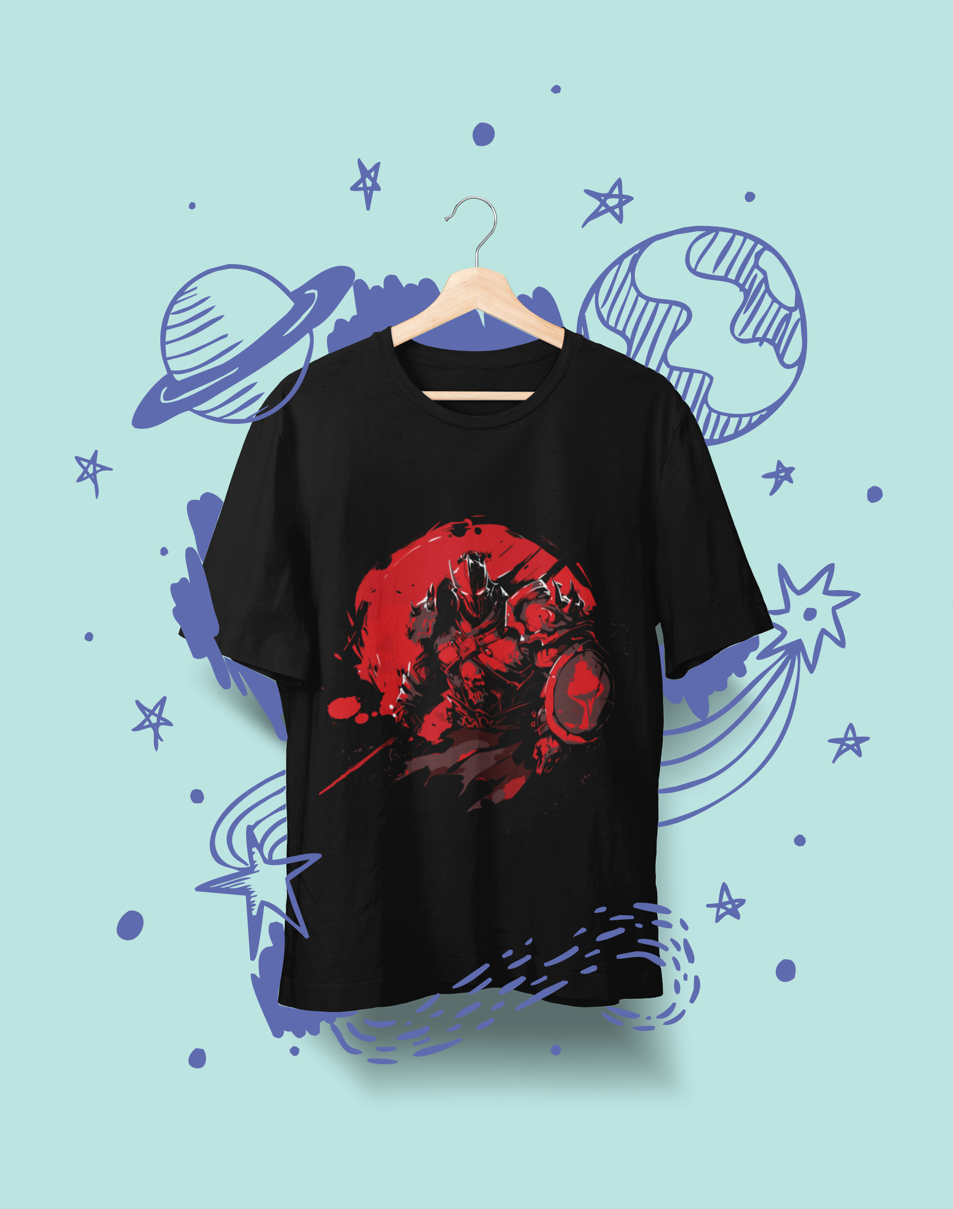 🗡️ BUSHIDO SOUL – Oversized Samurai Graphic T-Shirt - ThreadStyle