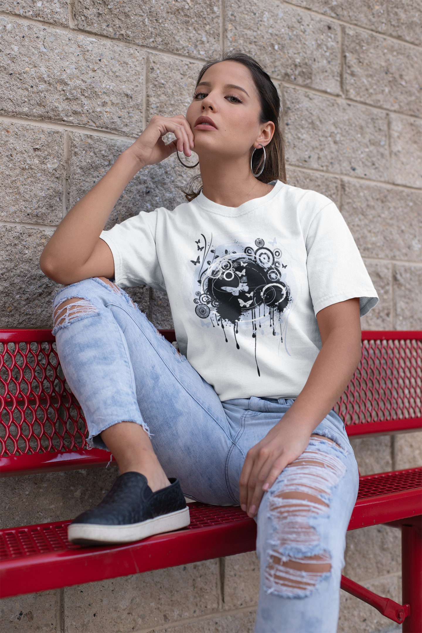 🔥 “INKED TRIBUTE” Oversized Street Graphic Tee - ThreadStyle