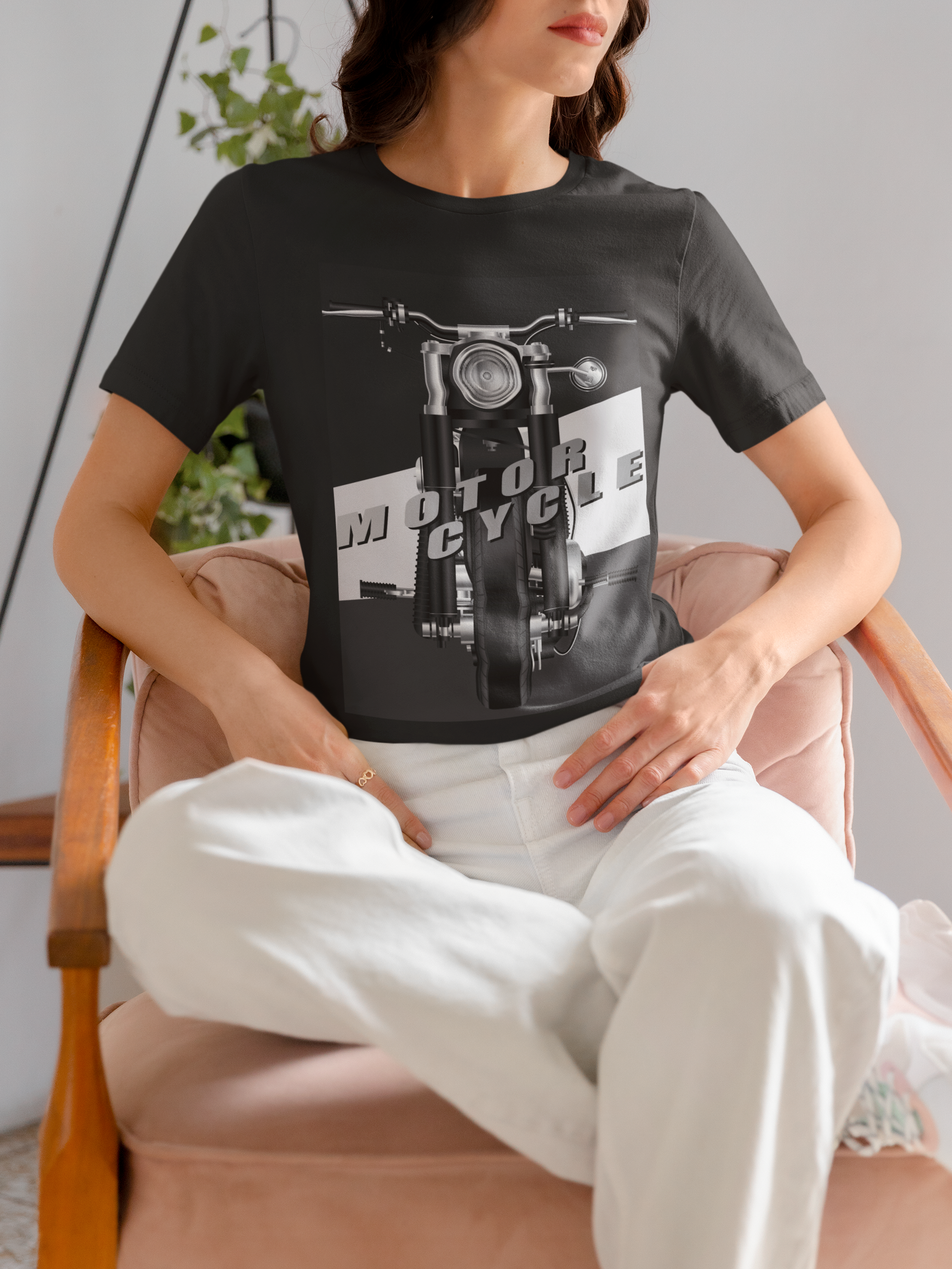 🚨 NEW DROP – “Biker Rose” Graphic Tee - ThreadStyle