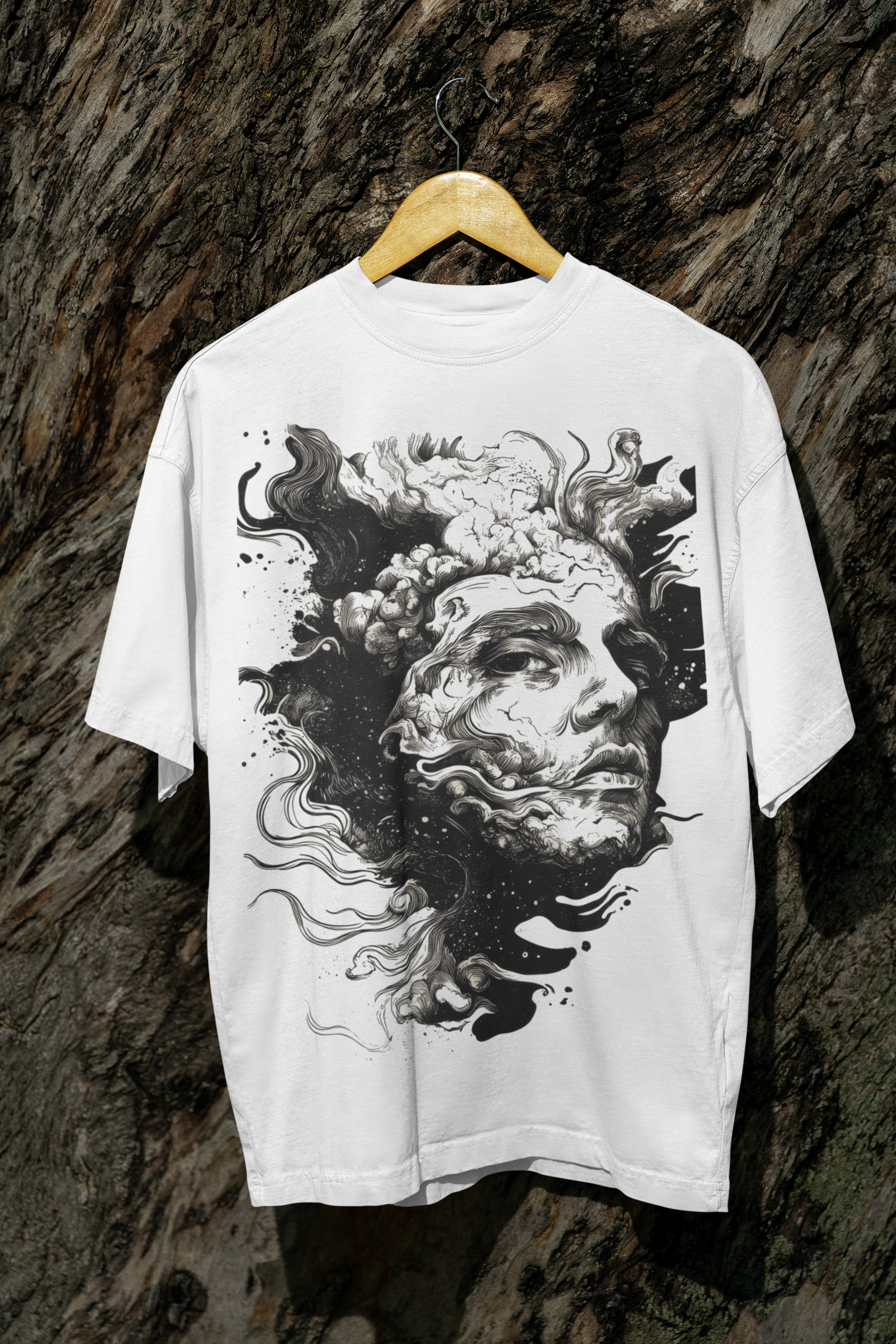 🌌 "Cosmic Reverie" Oversized Unisex T-Shirt
