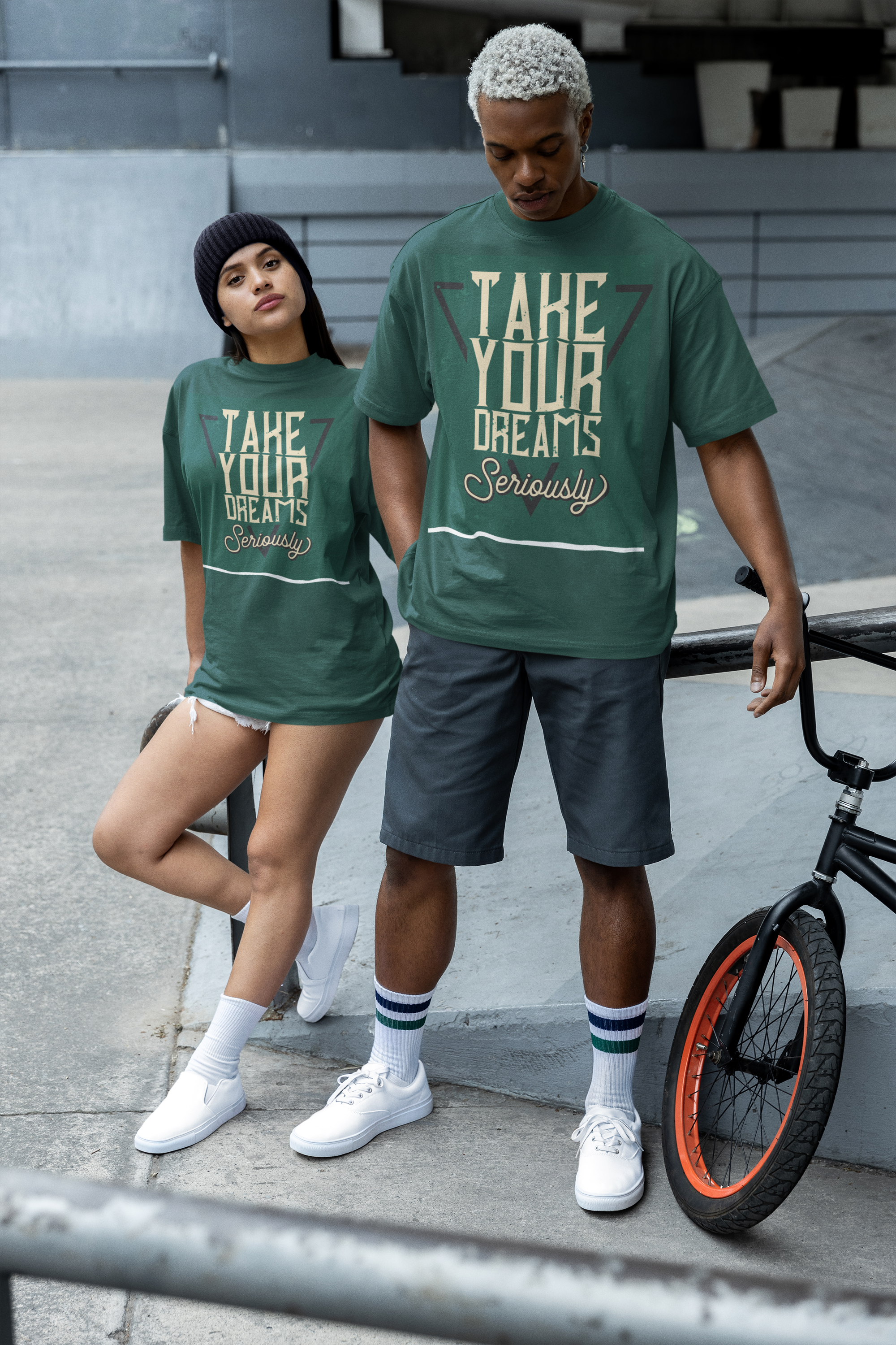 TAKE YOUR DREAMS SERIOUSLY – STREET STATEMENT TEE - ThreadStyle
