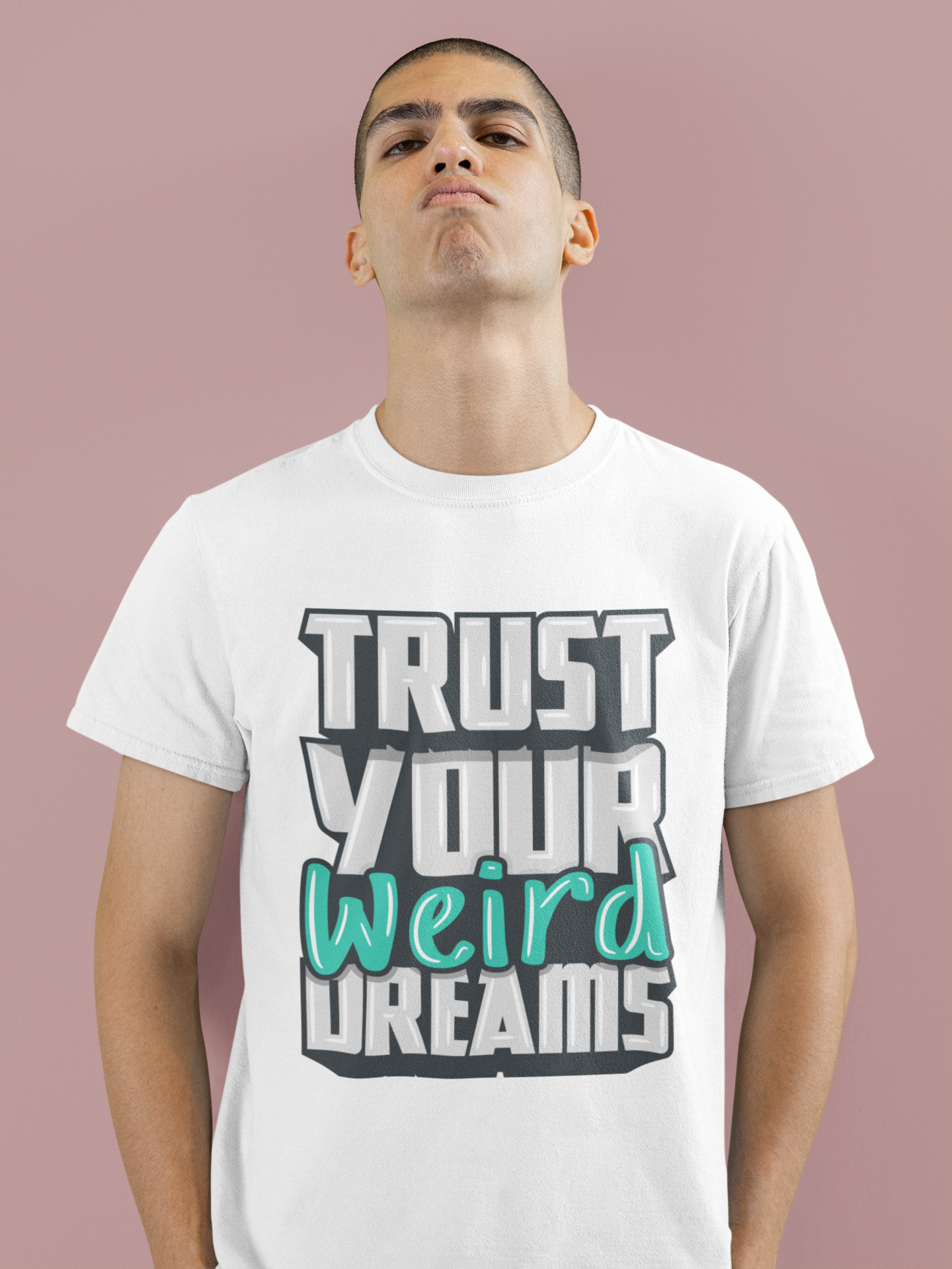 Trust Your Weird Dreams | Oversized Cotton Graphic T-Shirt