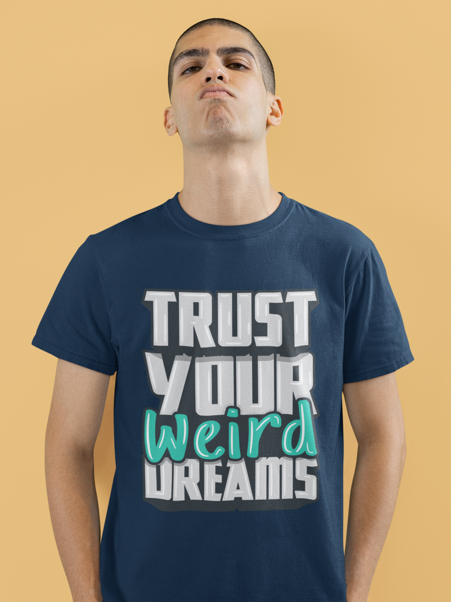 Trust Your Weird Dreams | Oversized Cotton Graphic T-Shirt