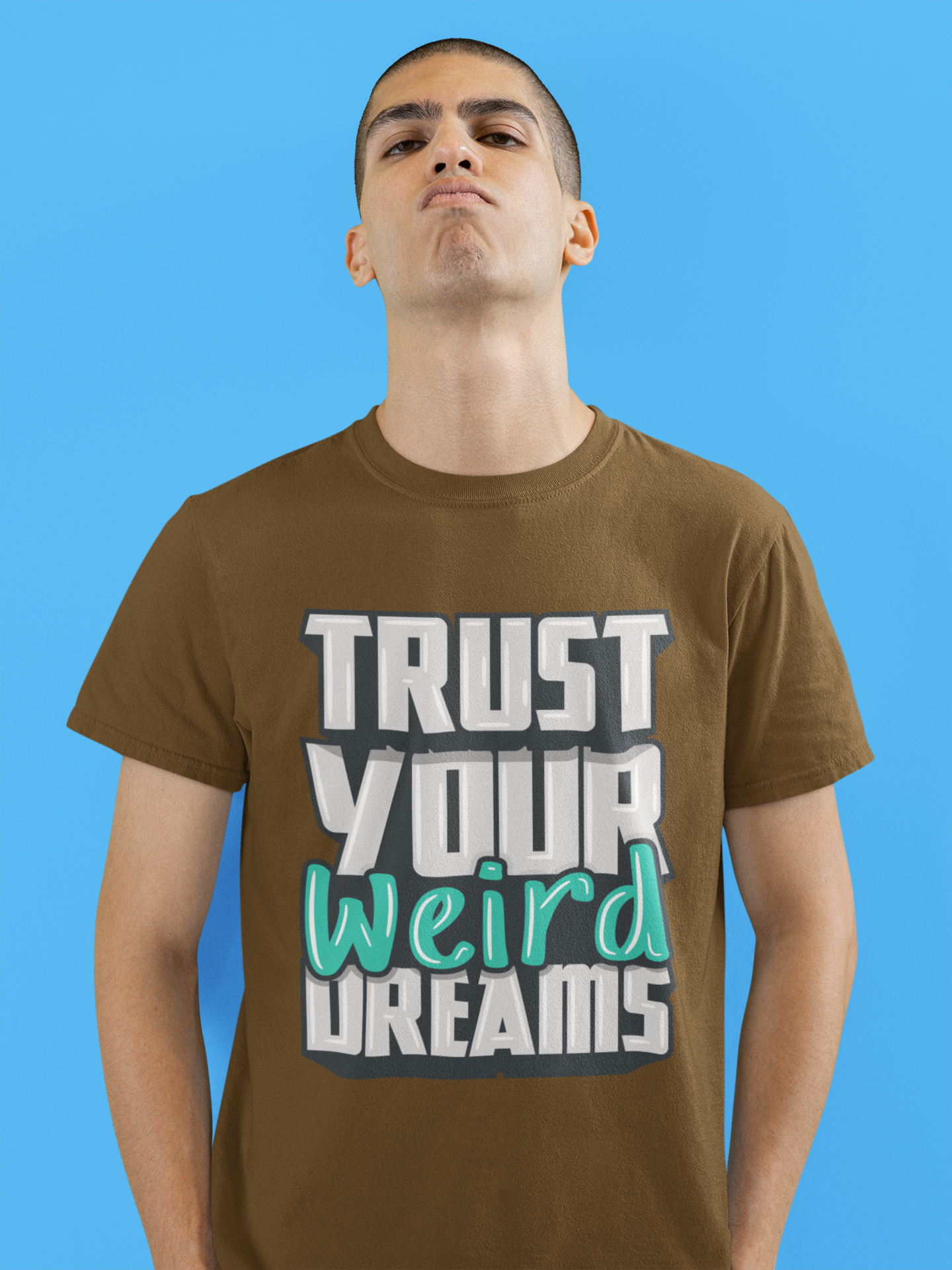 Trust Your Weird Dreams | Oversized Cotton Graphic T-Shirt
