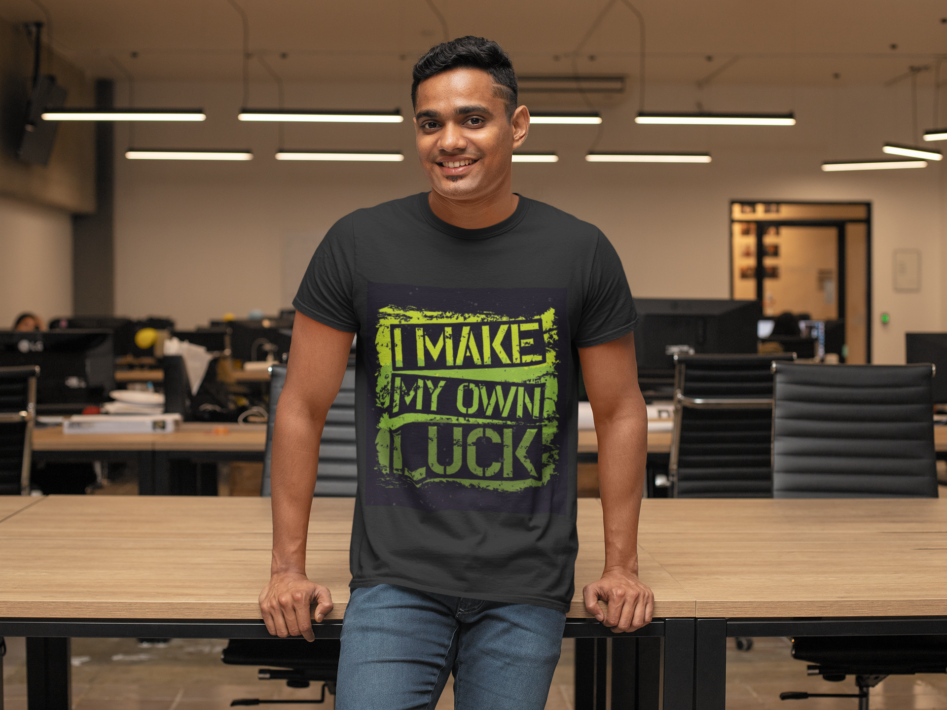 I Make My Own Luck – Unisex Graphic Tee - ThreadStyle