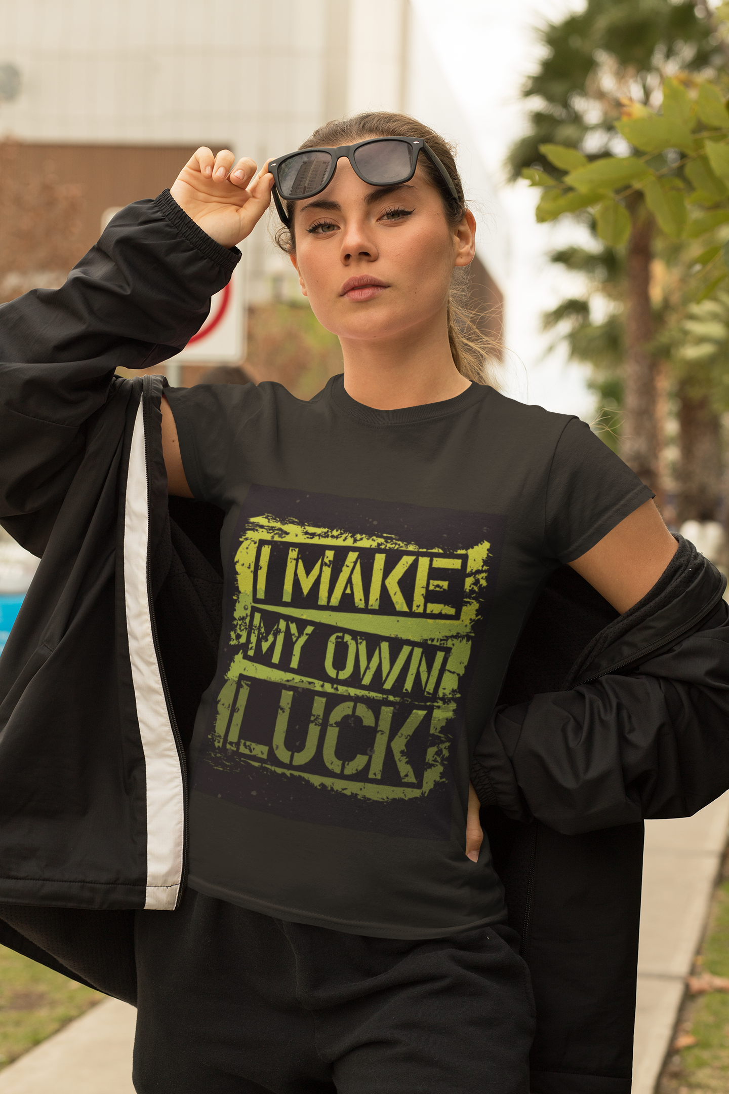 I Make My Own Luck – Unisex Graphic Tee - ThreadStyle