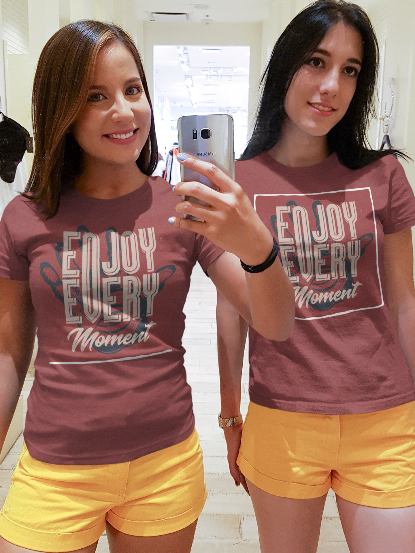 ENJOY EVERY MOMENT – PREMIUM UNISEX GRAPHIC TEE - ThreadStyle