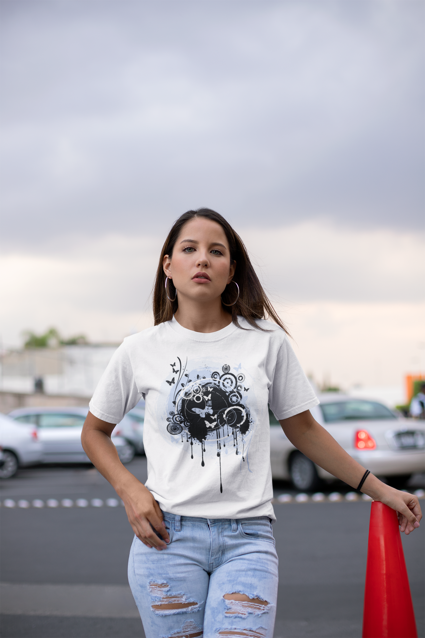 🔥 “INKED TRIBUTE” Oversized Street Graphic Tee - ThreadStyle